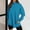 Blue, variant on Womens Solid Color Hoodless Sweatshirts Fashion Trendy Round Neck Pullover Long Sleeves Loose Blouses Tops Green M