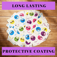 thumbnail image 2 of MR CHIPS Professional Plastic Coated Bingo Cards - Deck of 75 Playing Bingo Calling Cards - Colorful Bingo Cards Reusable for Bingo Games on The go!, 2 of 5