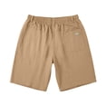 thumbnail image 6 of Casual Shorts for Men Summer Lightweight Elastic Waist Wide Straight Leg Loose Bermuda Shorts with Pockets, 6 of 6