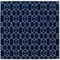 thumbnail image 6 of 5' x 7' Navy Geometric Trellis UV Treated Indoor Area Rug, 6 of 6