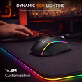 thumbnail image 4 of AOC Wireless Gaming Mouse with Fire Button,12000 DPI Tri-Mode 2.4G/Dual Bluetooth 5.4/USB-C Wired PC Mice,RGB Ergonomic Programmable Rechargeable Gamer Mouse for Windows Mac Laptop, 70Hr-Black, 4 of 8