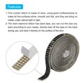 thumbnail image 4 of 3 Roll 0.3 Inch 3 Yards Self Adhesive Crystal Rhinestone Diamond Ribbon for Arts & Crafts Project Wedding Black, 4 of 5