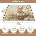 thumbnail image 4 of WOBOGO Orange Easter Rabbit Baby Playmats Extra Large Waterproof Rollable Activity Pads for Toddlers 50×50inch, 4 of 7