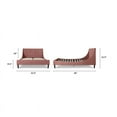 thumbnail image 6 of Sandy Wilson Home Aspen Upholstered Platform Bed Queen Ash Rose, 6 of 20