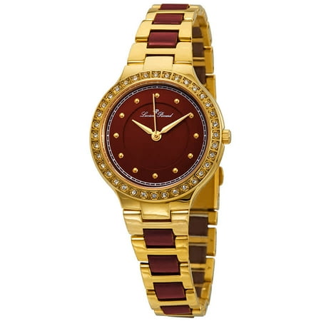 Lucien Piccard Natalie Red Dial Ladies Watch LP-28023-YG-24