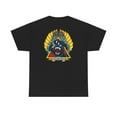 thumbnail image 2 of SCREAMING PANTHER Santa Monica Airlines Natas Kaupas Skateboard T Shirt Print - Black / M, 2 of 5