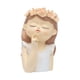 thumbnail image 1 of Maceta de resina con cara de niña, jarrón decorativo, escultura, centro de mesa Estilo B, 1 of 9