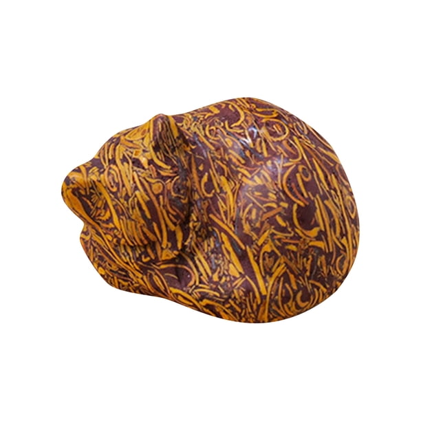 Precio sorpresa!Decoración de gato durmiente de cristal de cuarzo natural, adornos de jardín en miniatura, decoración de estatua de cristales de gato de meditación para escritorio/hogar/maceta
