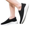thumbnail image 3 of NOKIO Walking Shoes for Men Breathable Elastic Knit Sneakers Comfortable S𝗅ip On L𝗈afers Lightweight Soft Sole Walking Shoes Wide Width Non-S𝗅ip Athlet𝗂c Shoes, 3 of 5