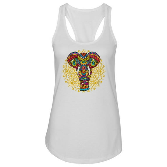 Decorative Colorful Elephant Tank Women's -Image by Shutterstock