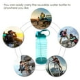 thumbnail image 6 of Motivational Water Bottle with Time Marker 64oz Tumbler with Straw BPA Free Leakproof for Men Women School Office Workout Yoga Camping Hiking Fitness Outdoor Activities (Blue), 6 of 7