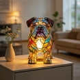 thumbnail image 4 of Hometravel Resin Dog LED Night Light, Colored Puppy Table Lamp, USB Powered Animal Sculpture Decor for Bedroom Desk, 4 of 9