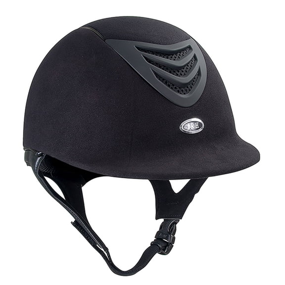 IRH NEW IR4G Black Amara Suede, w/Matte Black Vent Helmet, Size: XL (331318)