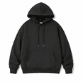 thumbnail image 2 of Trgacdwlo Workout Hoodies for Men Solid Color Long Sleeve Mens Hooded Sweatshirts Athletic Fall Winter Pullover for Men with Pocket Black 5XL, 2 of 6