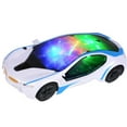 thumbnail image 2 of Coche eléctrico Universal 3D para niños juguete con luz LED intermitente Tmvgtek música sonido para cantar regalo, 2 of 6