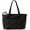 Black, variant on Quilted Puffer Tote Bag for Women 15.6 in Laptop Compartment Work Travel Tote with Trolley Sleeve Beige