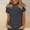 Dark Gray, variant on Womens T Shirts Mock Neck Solid Color Slim Fit Casual Basic T Shirts Tie Dye Summer Tops
