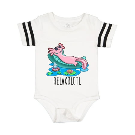 

Inktastic Relaxolotl- Cute Axolotl on Summer Vacation Gift Baby Boy or Baby Girl Bodysuit