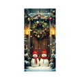 thumbnail image 2 of Hometravel Large Christmas Door Cover, Festive Seasonal Entryway Decoration, Holiday Theme Fabric Wall Hanging for Home and Party, 2 of 6