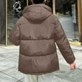 thumbnail image 4 of yoeyez Holiday Savings Deals 2025! Winter Coat for Woman Hooded Quilted Mid-Length Puffer Jacket Padded Warm Thickened Down Jacket Lightweight Zip Up Casual Parka Coat, 4 of 6