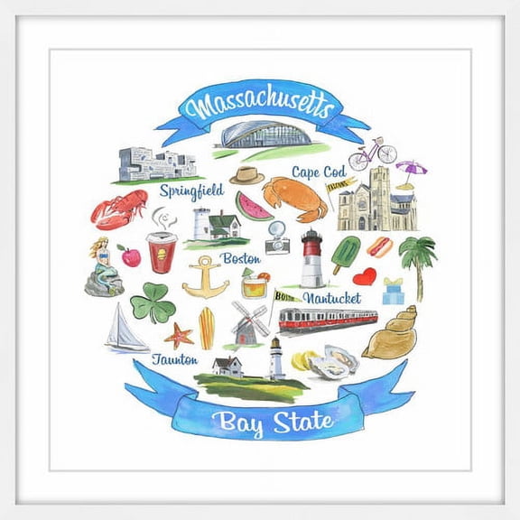 "Bay State" Framed Painting Print