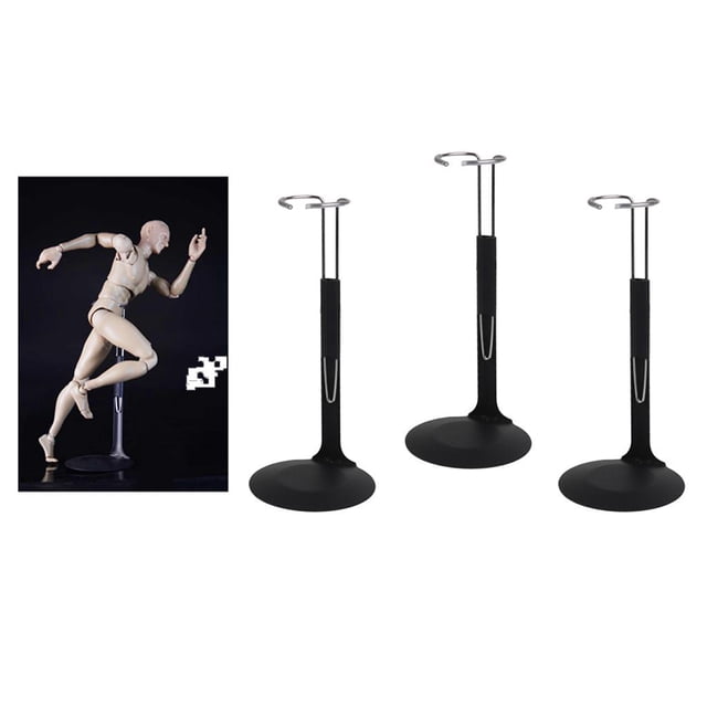 3 Piezas Soporte de Exhibición de Muñeca Sostenedor de Exposición para de Acción Títeres a 1/6 Yotijar Soporte de exhibición