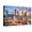 Canvas, variant on Art.com Atlanta, Georgia, USA Downtown Skyline. Photographic Print, Brown Frame Wall Art, 29" x 21"