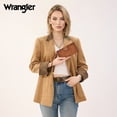 thumbnail image 3 of Wrangler Wallets Women Small Wristlet Wallets, Card Cases & Money Organizers Wallet Bifold with Phone Pocket and Rfid Lining, Brown, 3 of 6