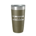 thumbnail image 1 of Chicago IL Flag Tumbler Chitown Travel Mug Gift Insulated Laser Engraved Coffee Cup 20 oz Olive Green, 1 of 1