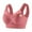 Watermelon Red, variant on dazeni Plus Size Seamless Bras for Women No Underwire Push Up Wireless Bra Mesh Padded Smoothing Anti Saggin Bra