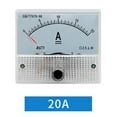thumbnail image 4 of Bgsha 85C1-A Pointer Type DC Ammeter Analog Ammeter Pointer Panel Meter Current Meter, 4 of 9