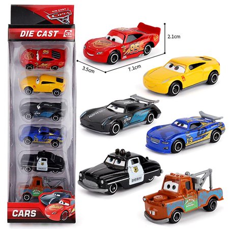 Movie Car Toys Diecast Vehicles Set - 1:55 Scale Mack Truck And Cars, Metal Body Toy Gift For Boys