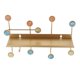 thumbnail image 5 of Estante de almacenamiento en de hierro dorado Gancho de pared Perchero Perchero Toalla Percha, 5 of 9