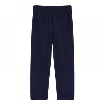 

JANDEL Autumn Children Baby Girls Leggings Embroidered Bird Girls Long Pants Dark Blue