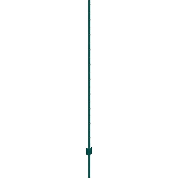 6 ft Heavy Duty Green Steel U-Channel Fence Posts, 10 Pack , Farm & Outdoor Wire Fencing