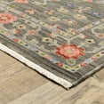 thumbnail image 5 of Oriental Weavers Lucca Wool Blend Area Rug - 093K1 - 2'6" x 12' - in Gray/ Multi - Vintage Inspired, Wool Blend, Entryway, Hallway Runner Rug, 5 of 5