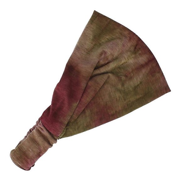 One Piece (Wine Red Green) Women Headband - Women Hair Bandana Great for Yoga, Style, Sport, Travel - Multi-Style Hair Accessory - Large Girl Hair Ban