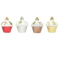 thumbnail image 3 of Clearance! A Set Of 4 Christmas Tree Cupcake Decorations Holiday Dessert Accessories Christmas Decoration Pendants Christmas Daily Christmas Tree Ornaments 8.3*2.4*2 in Red, 3 of 8