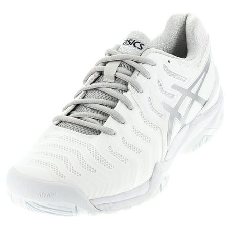 Men`s Gel-Resolution 7 Tennis Shoes White and