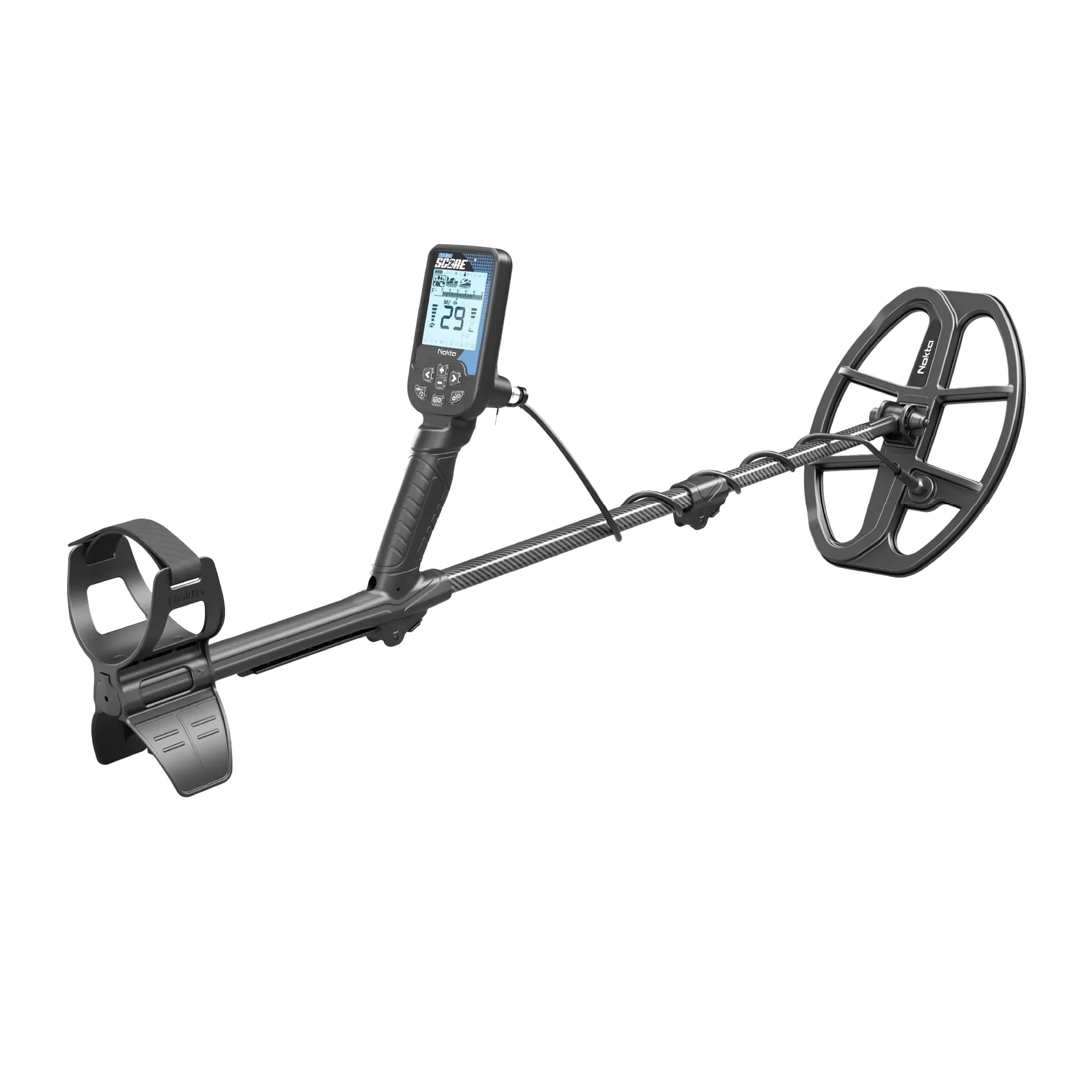Nokta Double Score (Score 2) Waterproof Metal Detector Bundle -  Accupoint Pinpointer, Finds Pouch, and Premium Digger