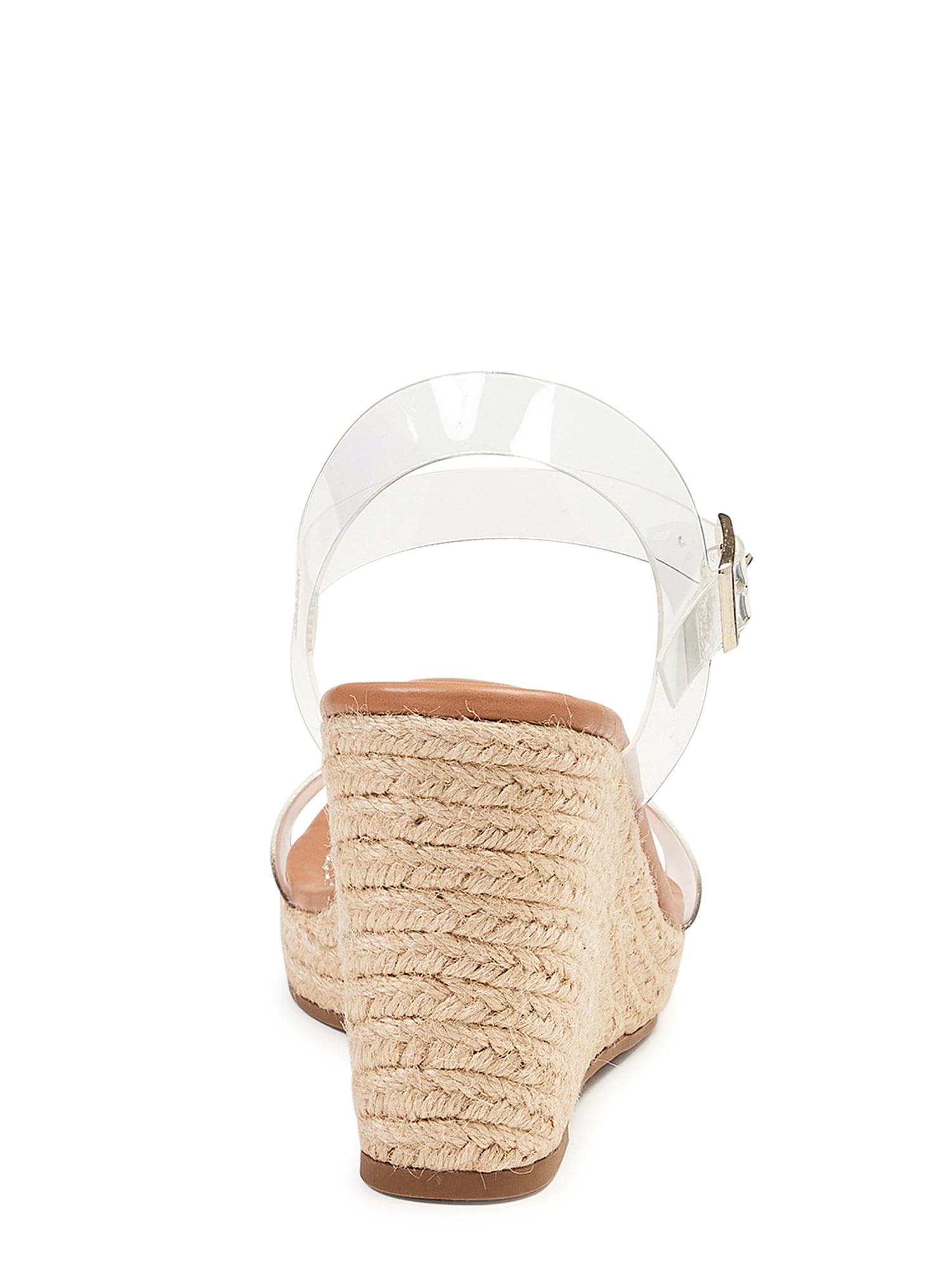 Women Madden NYC Lucite Espadrille Wedge - Walmart.com