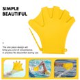 thumbnail image 4 of HOOWIFFY Hand Swimming Fins 1 Pair Yellow Paddle for Surfing Adjustable Design, 4 of 8