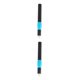 thumbnail image 1 of Jumpingount Extensor de tacos de billar ultraligero, accesorios de extensión de tacos de billar inglés Negro Azul 26.5 cm. 2Conjunto, 1 of 1