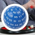 thumbnail image 2 of stanreset Acrylic Dices Game Entertainment Family Polyhedral Dice Blue, 2 of 9
