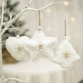 thumbnail image 3 of FlareFable White Plush Toys Christmas Tree Hanging, Real Touch Xmas Tree Hanging Ornaments Home Decor, Stuffed Animal Christmas Tree Topper Decorations, Perfect Christmas Tree Decoration, 3 of 6