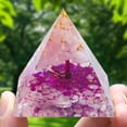 thumbnail image 1 of Pirámide De Orgón Generador de energía de cristal Pirámide de orgón Árbol rosa Piedra de sanación espiritual, 1 of 3