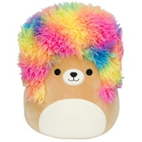 Squishmallows Official 14 inch Leonard the Lion with Rainbow Mane - Child's Ultra Soft Plush Toy