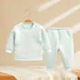 thumbnail image 2 of HXWCHs Toddler Baby Boy Fall Winter Outfits Long Sleeve Sweatshirt Pullover Pants 2Pcs Clothes Sets Size: 6-12 Months Light Green, 2 of 3
