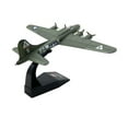 thumbnail image 2 of B-17 Bomber 1/144 Scale Diecast Display Model Fighter Military Aircraft Model with Stand for Collection Gift, 2 of 12