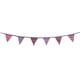 thumbnail image 3 of Banderines de Arpillera Macarena Decoración Vintage 6-10 Banderas Banner Tela de Arpillera Rústica, 3 of 8